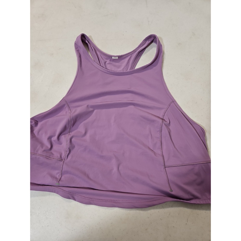 Lululemon Power Thru Tank Top Wisteria Purple 8/10 Crop Top Shirt EUC (L-152